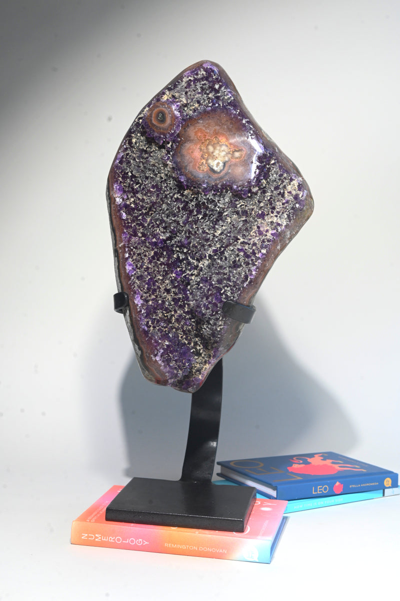 big amethyst crystal