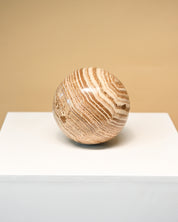 XXL Banded Aragonite Sphere 5.5lbs