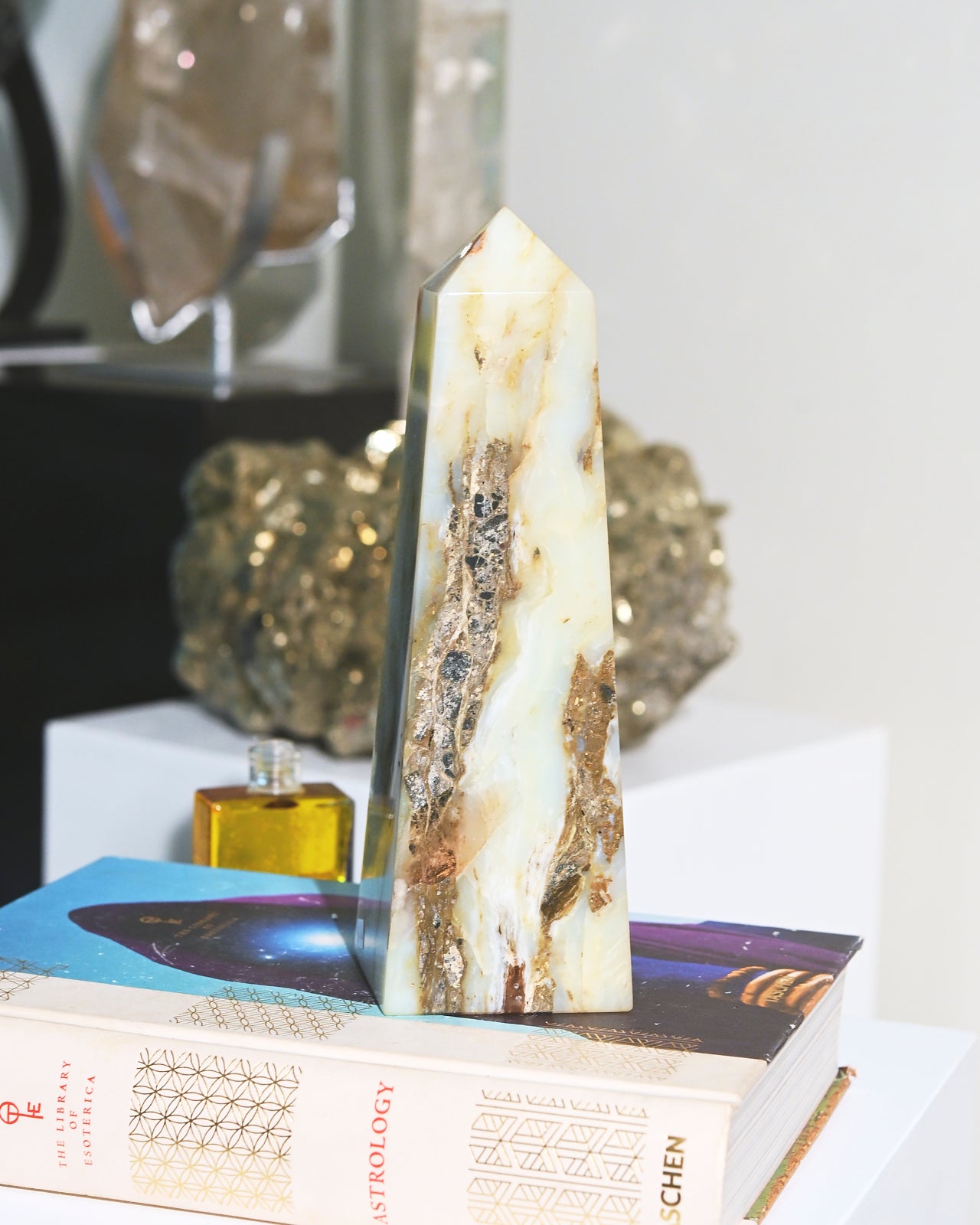 Peruvian Blue Opal Tower 2.4lbs