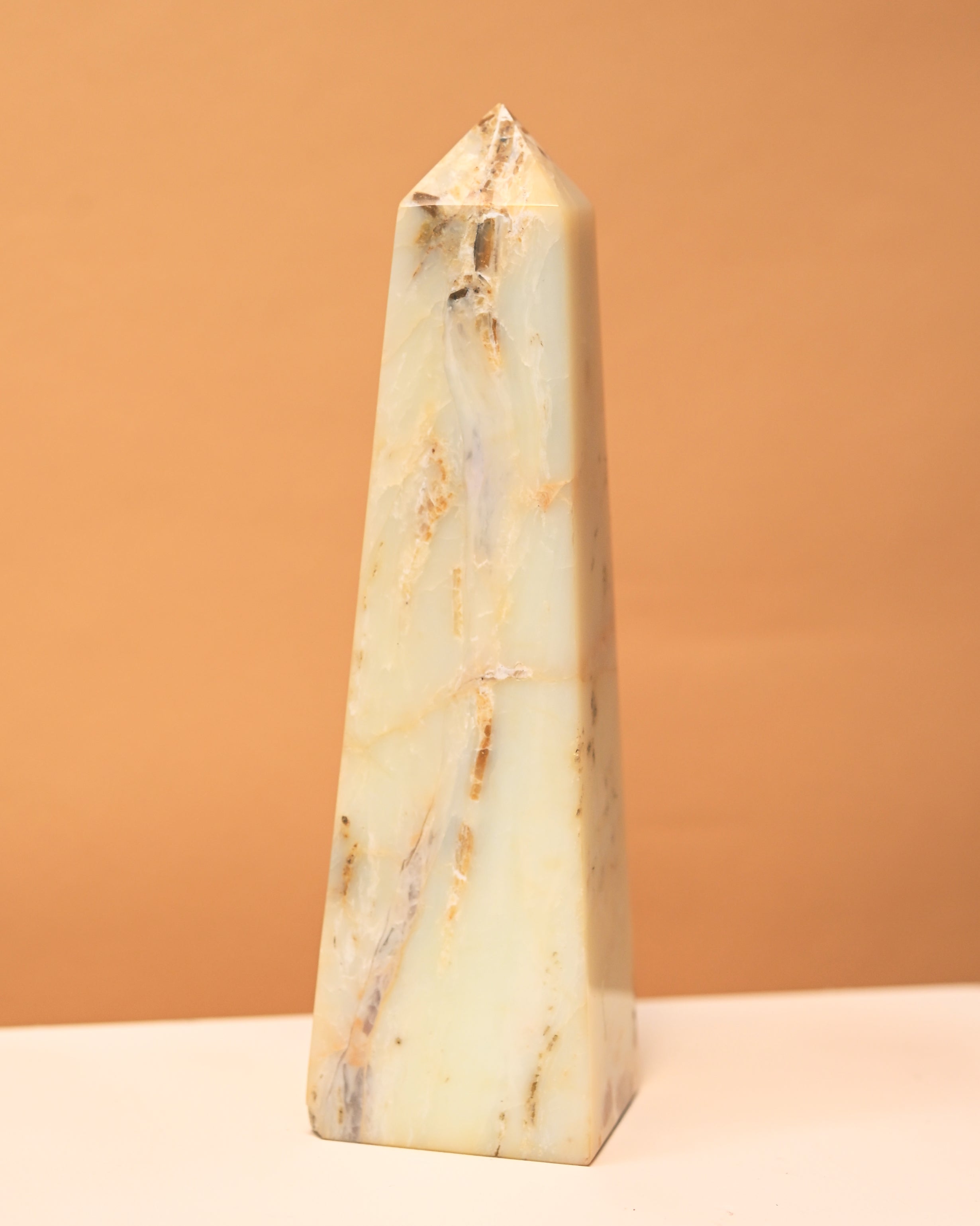 Peruvian Blue Opal Tower 7in