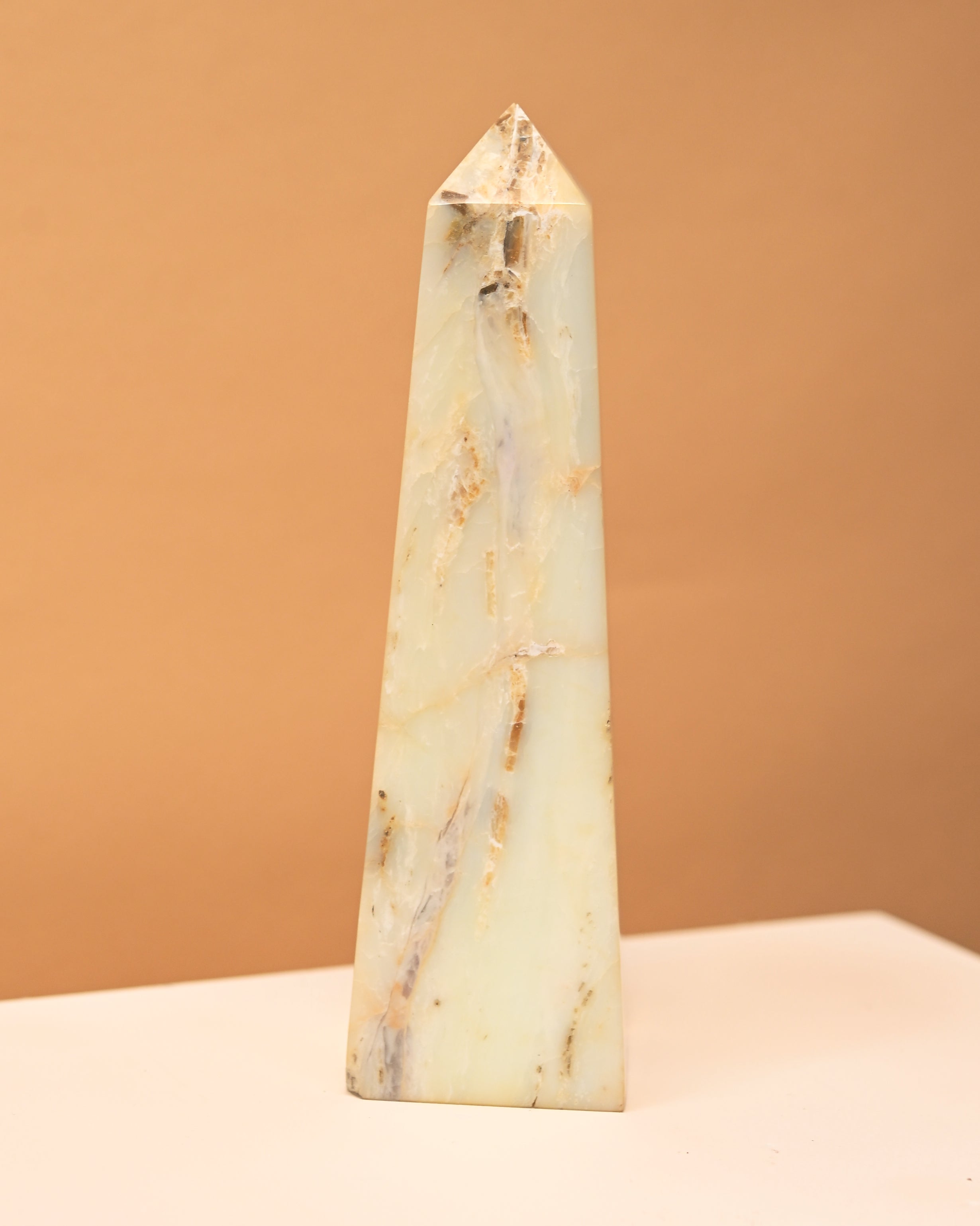 Peruvian Blue Opal Tower 7in