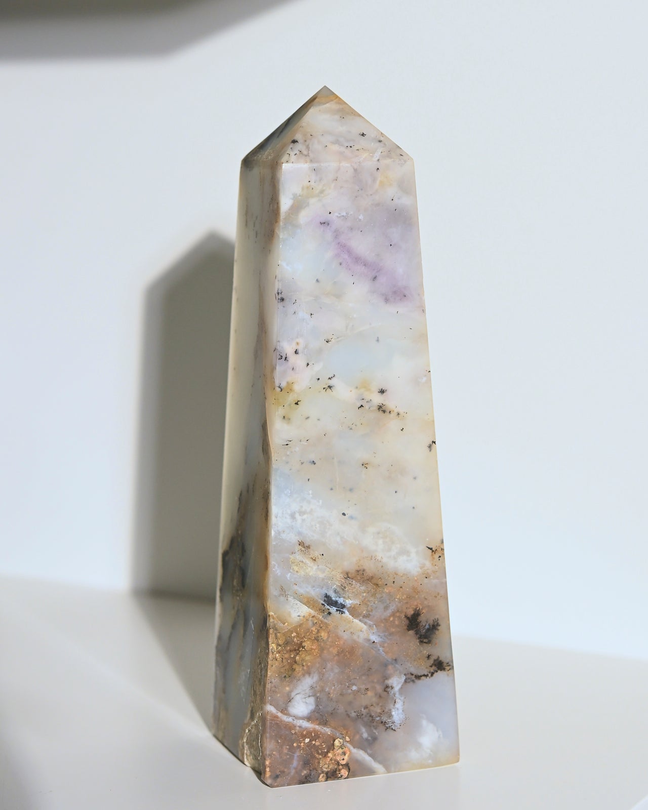 Peruvian Blue Opal Tower 7in
