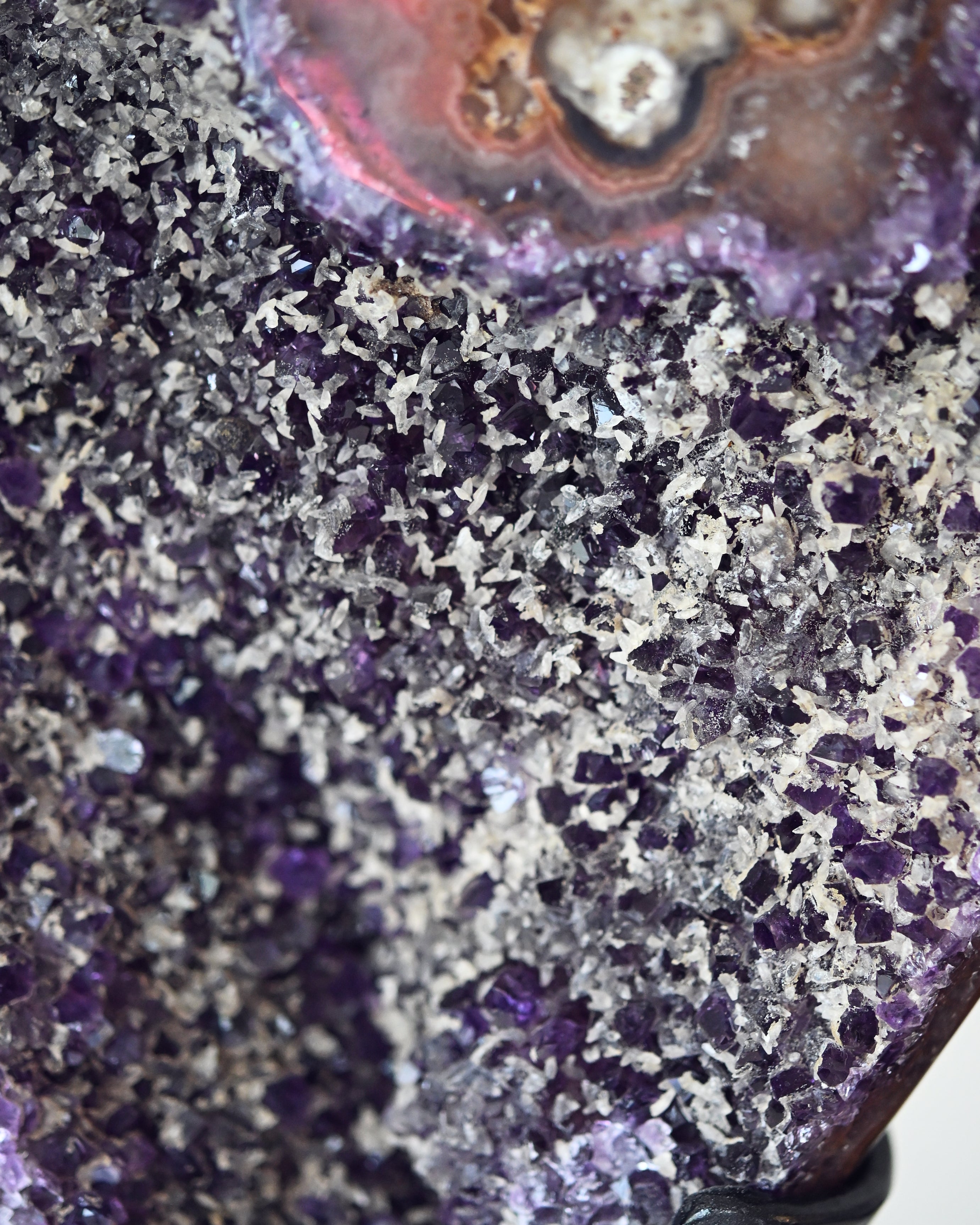 The Protector’s Collection – Amethyst on Stand, Chrysocolla-Malachite & Agate Bookends