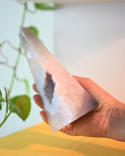 Druzy Agate Obelisk 6 inch