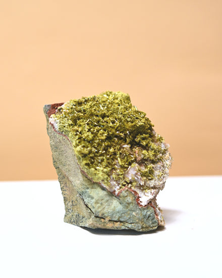 Epidote Specimen 4in 160g No. 422 — Epidote crystal specimen