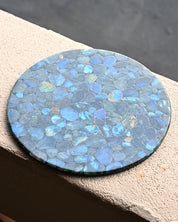 12” Round Labradorite Crystal Tray