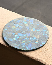 12” Round Labradorite Crystal Tray