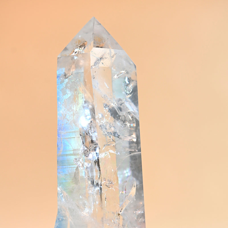 XXL Rare Lemurian Quartz on Stand 11lbs