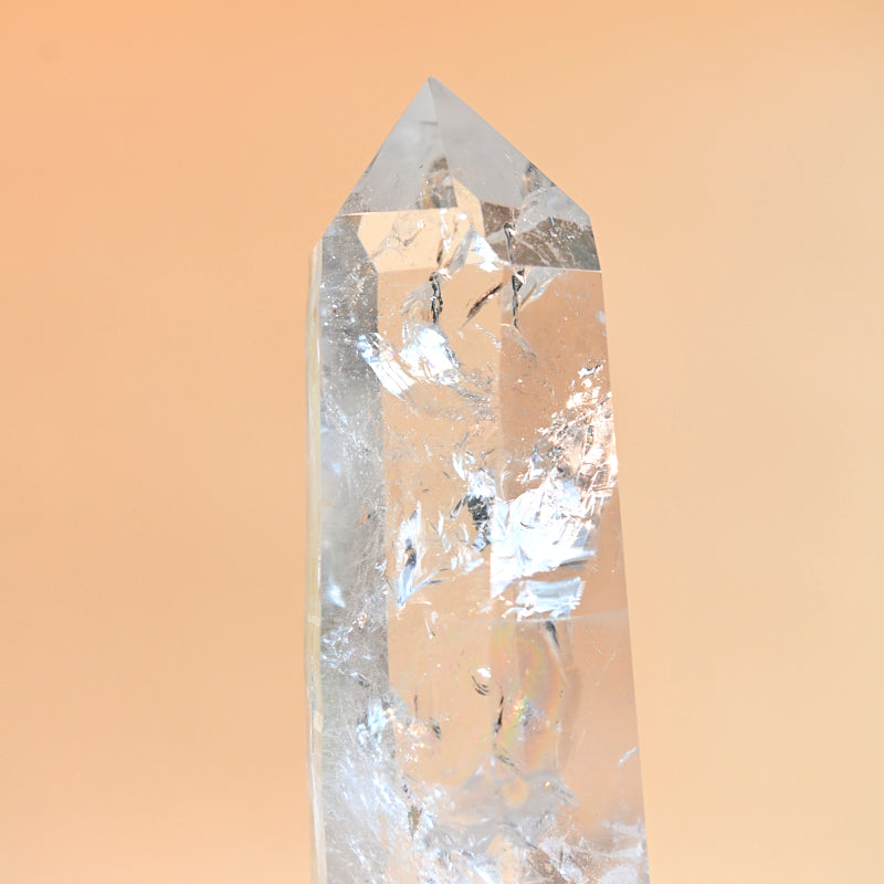 XXL Rare Lemurian Quartz on Stand 11lbs