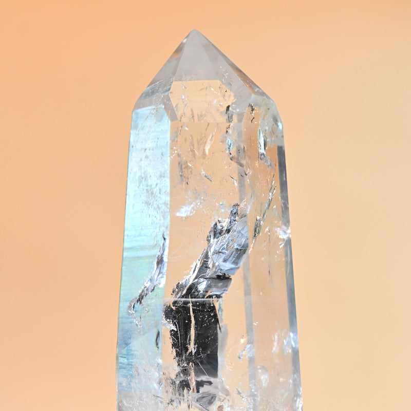 XXL Rare Lemurian Quartz on Stand 11lbs