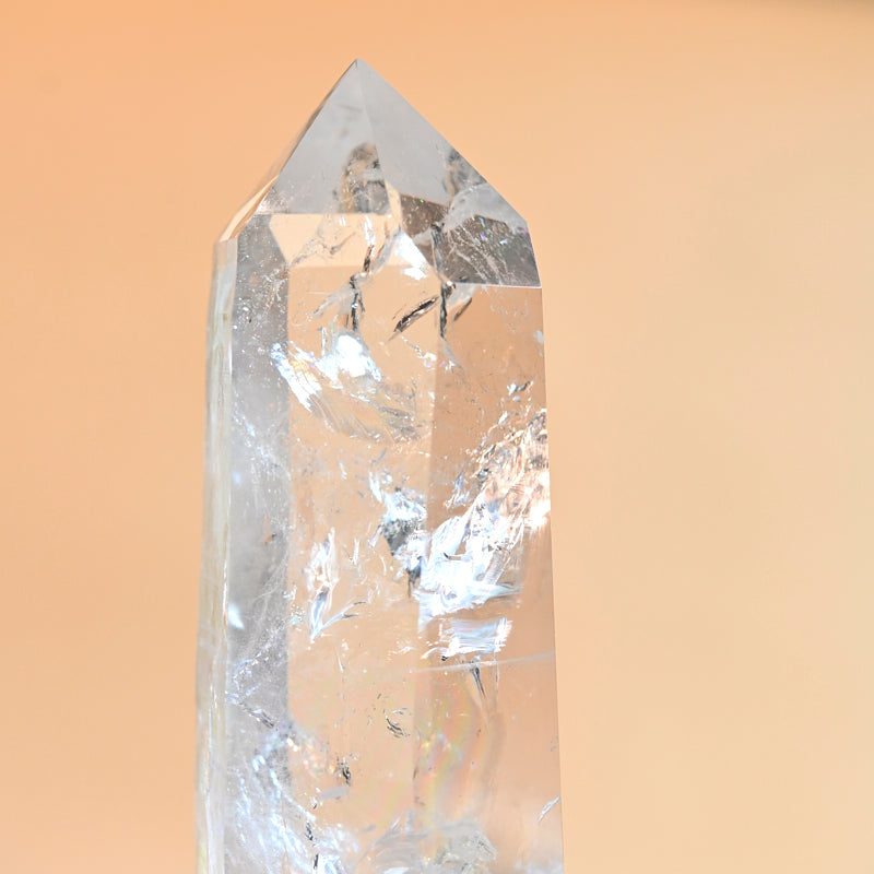 XXL Rare Lemurian Quartz on Stand 11lbs