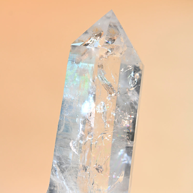 XXL Rare Lemurian Quartz on Stand 11lbs