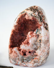 Pink Amethyst Polished  geode 2.8lbs