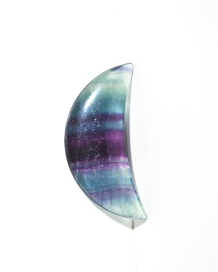 Mini Rainbow Fluorite Moon — Fluorite crystal specimen