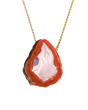 One-of-a-Kind Red Agate Necklace