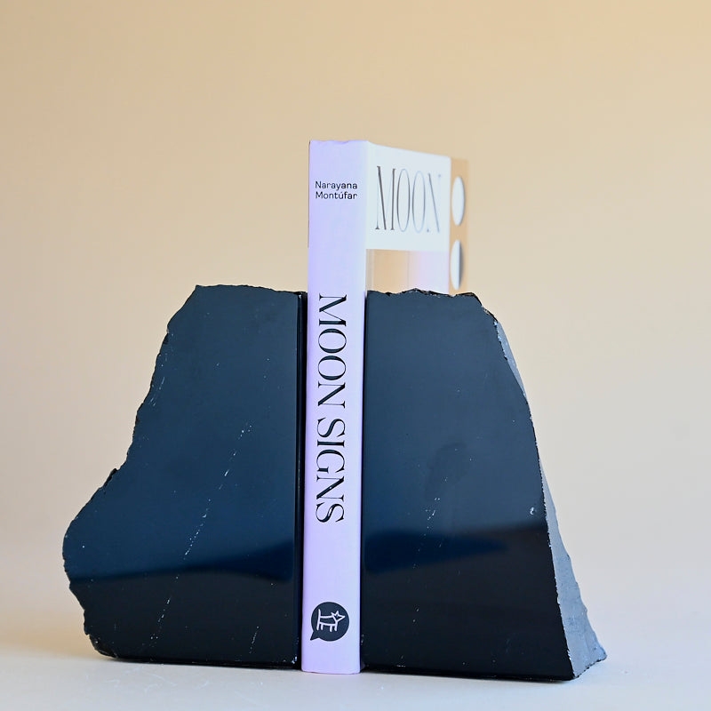 Black Obsidian Bookend XL