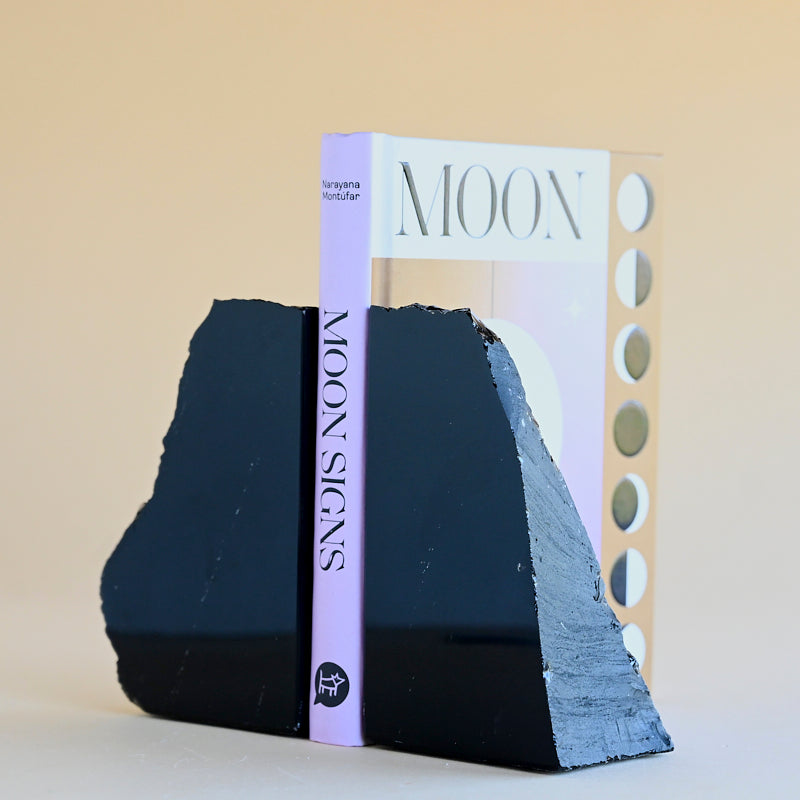 Black Obsidian Bookend XL