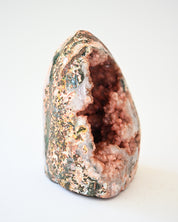 Pink Amethyst Polished  geode 2.8lbs