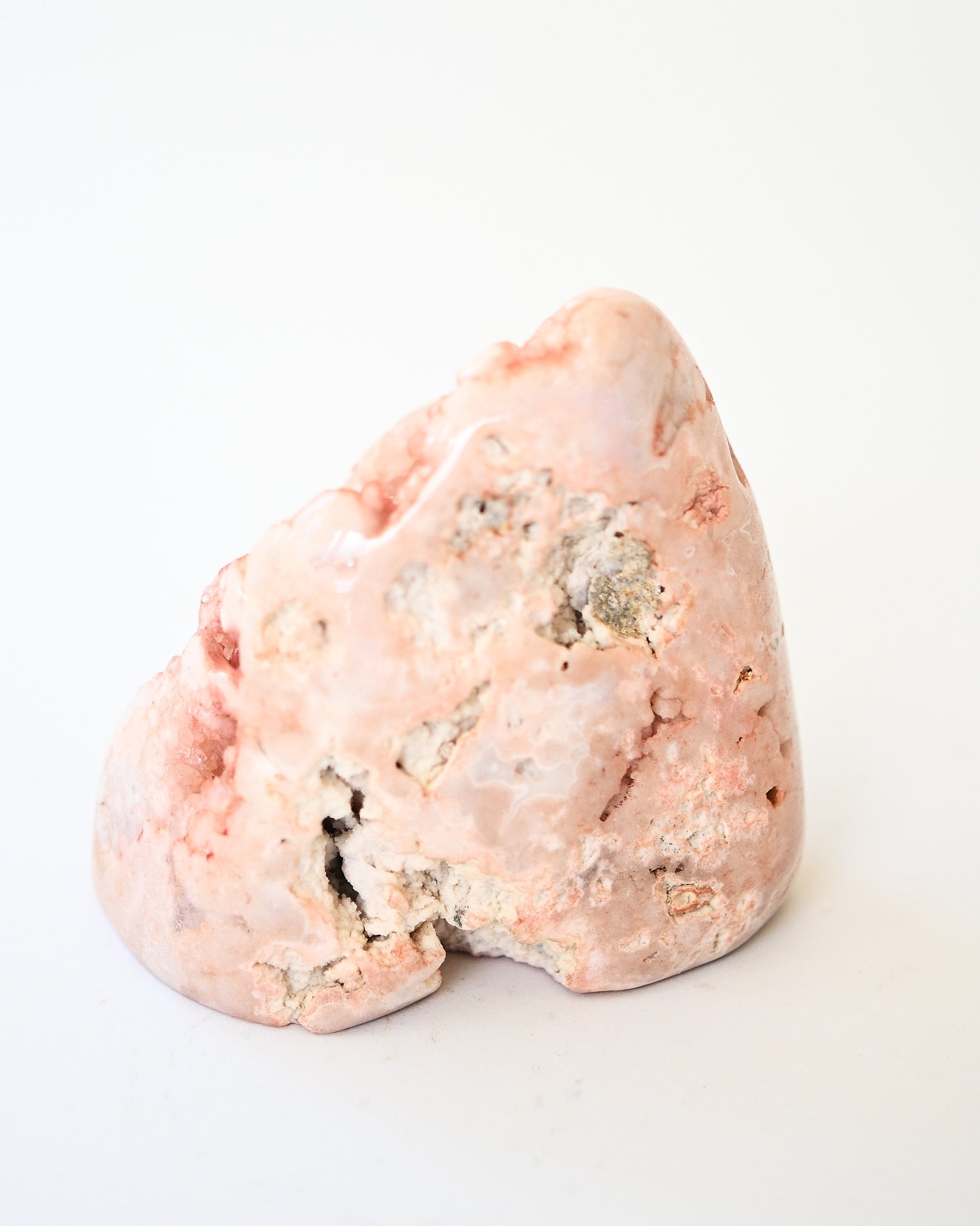 Pink Amethyst Polished Geode 2.2lbs