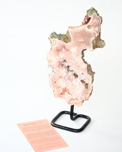 Pink Amethyst Slab on Stand 1.7lb