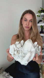 Rare XXL Frosted Peruvian Quartz Cluster 12lbs
