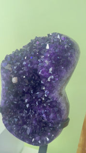 XL Amethyst Crystal Geode on Stand 11.6bs