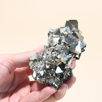 Triangle Pyrite Cluster 3 inch
