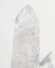 XL Clear Quartz Point + Custom Stand 10lbs