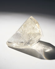 Geometric Golden Quartz Crystal 3in