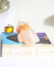 Quartz Cluster w Hematite 2lbs