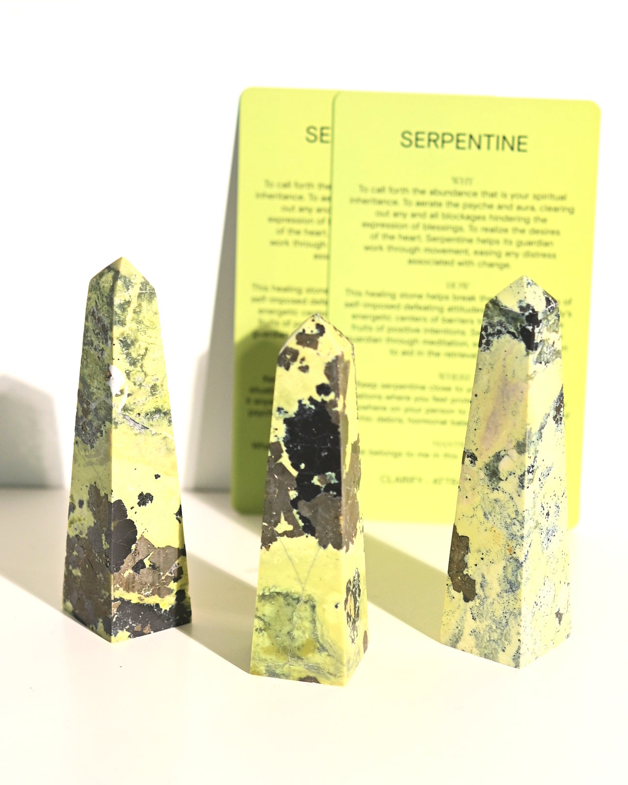 serpentine crystal