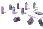 rainbow fluorite crystal
