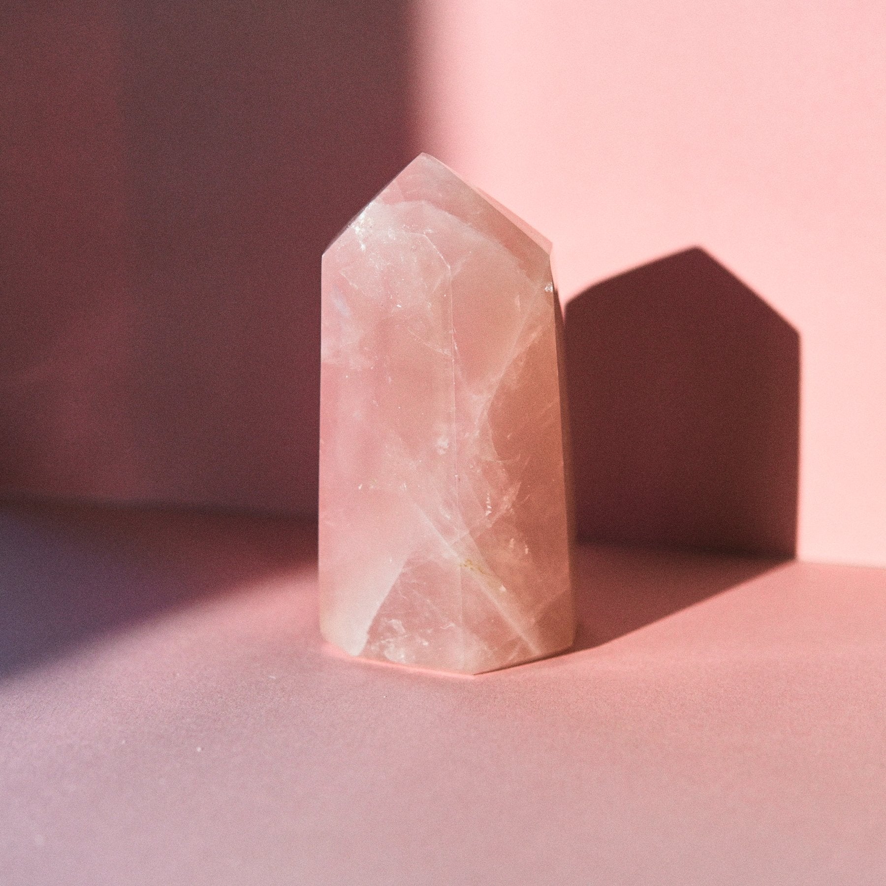 rose quartz crystal
