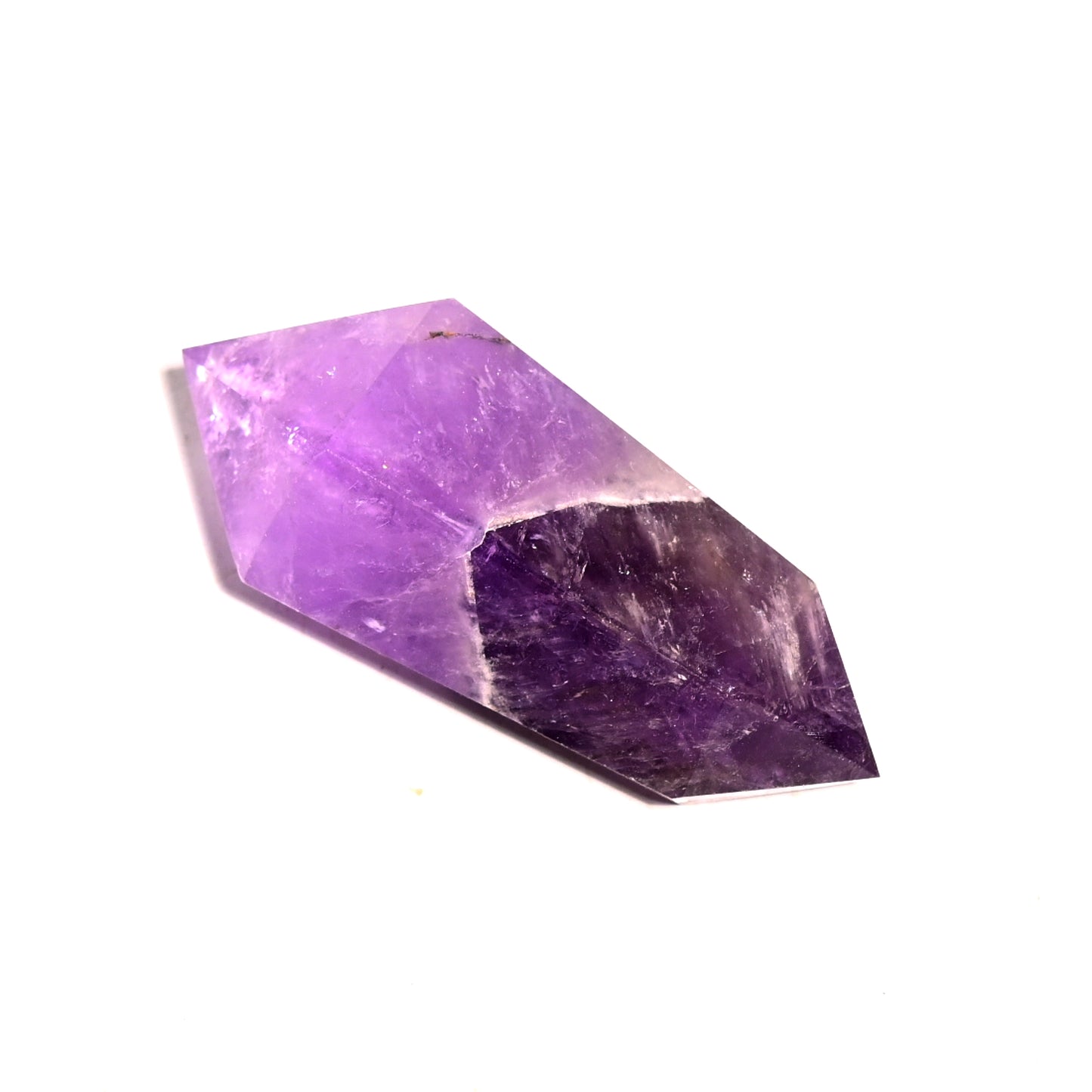 Chevron Amethyst Double Terminated Point