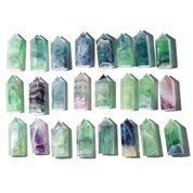 rainbow fluorite crystal