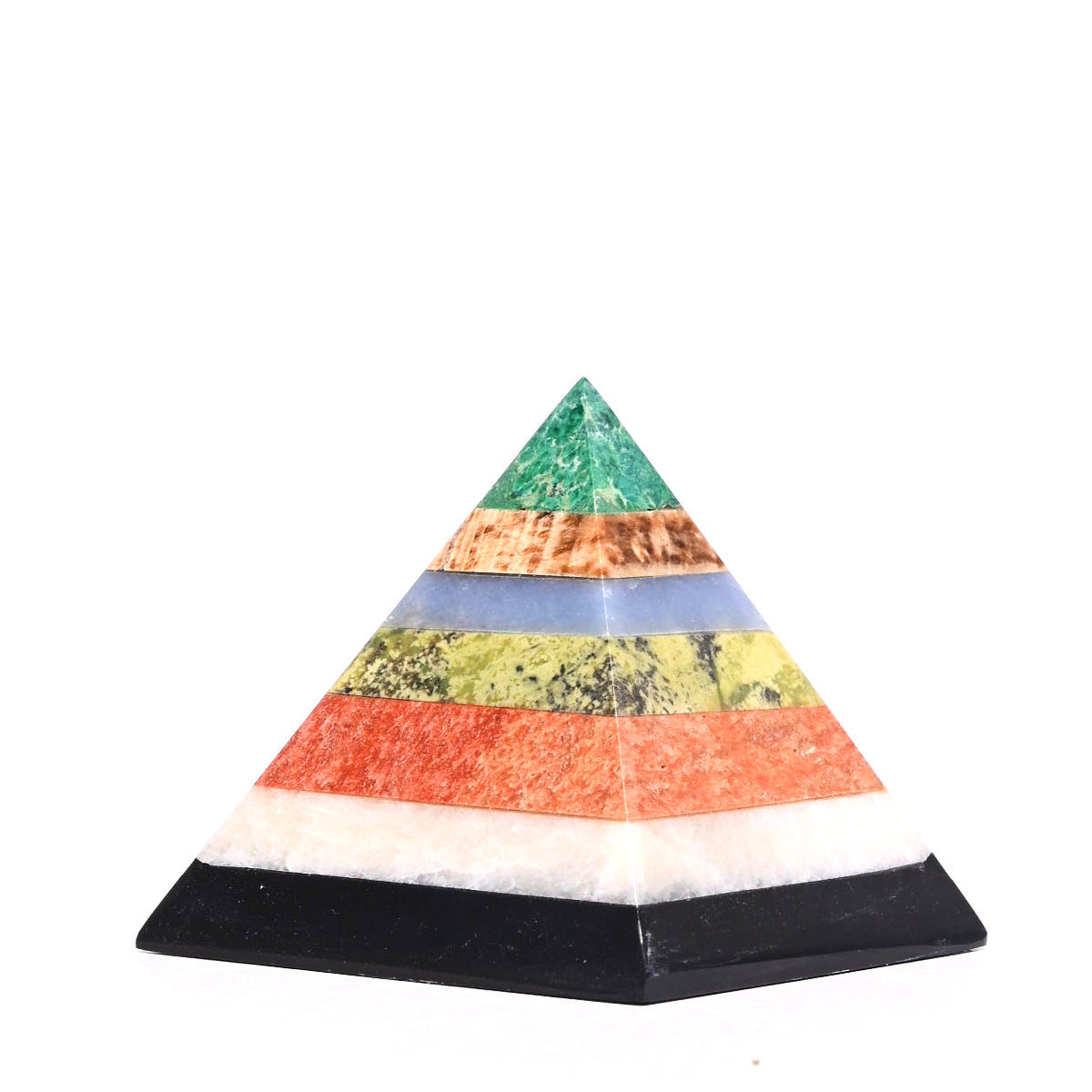 Mixed CHAKRA Crystal Pyramid