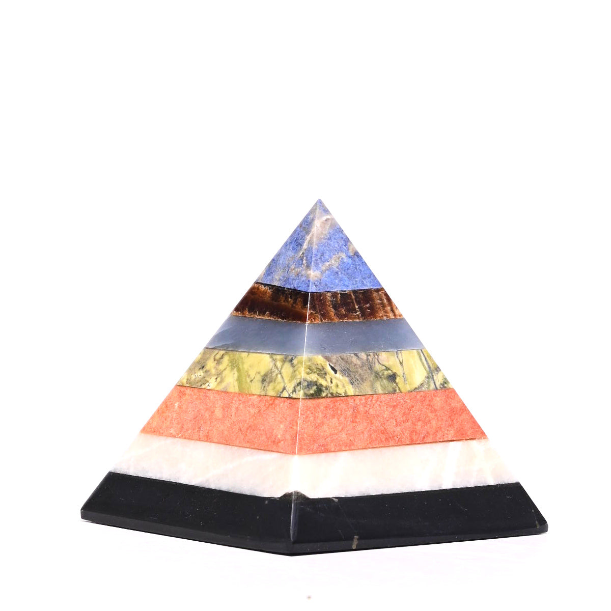 Mixed CHAKRA Crystal Pyramid
