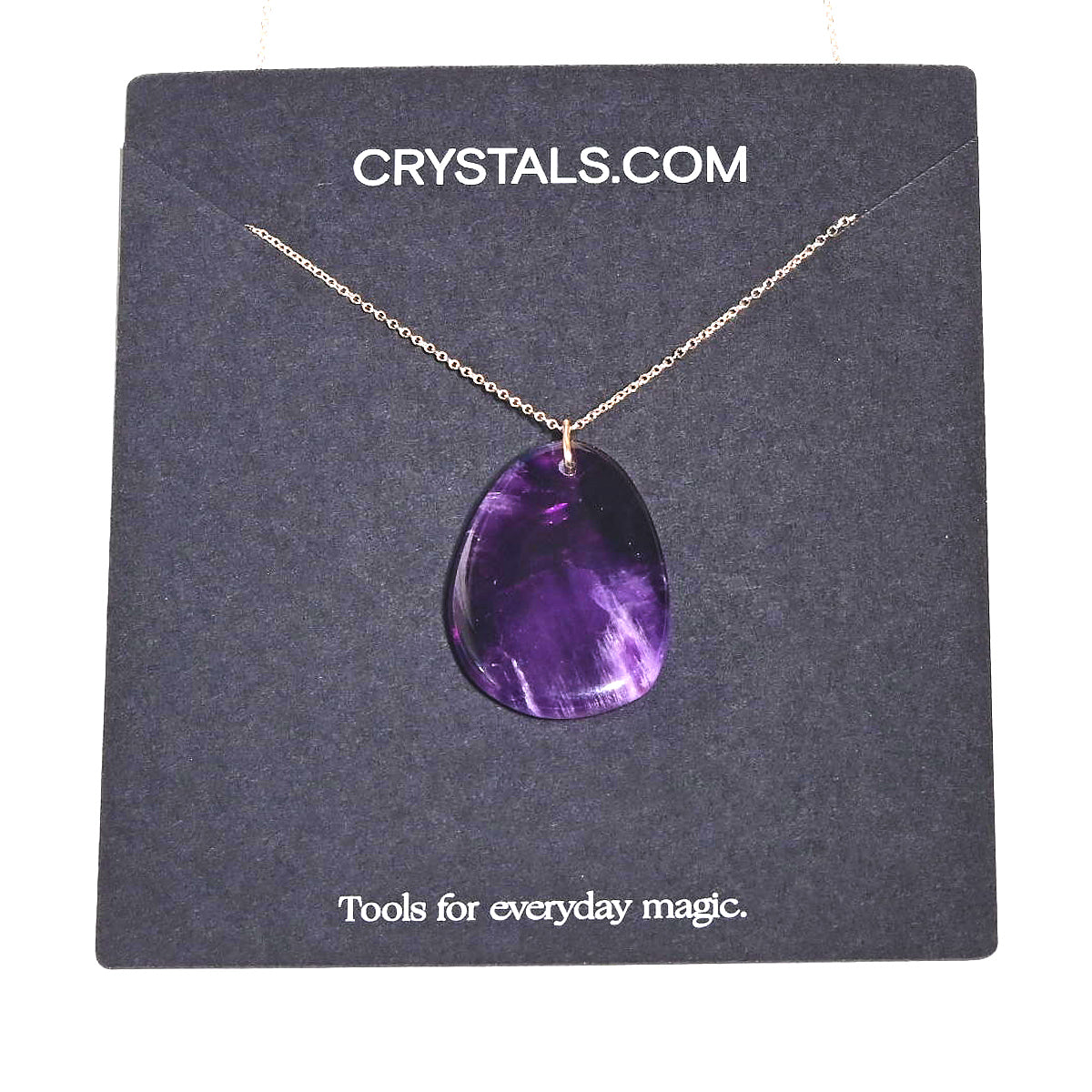 Trapiche Amethyst Necklace 14k gold