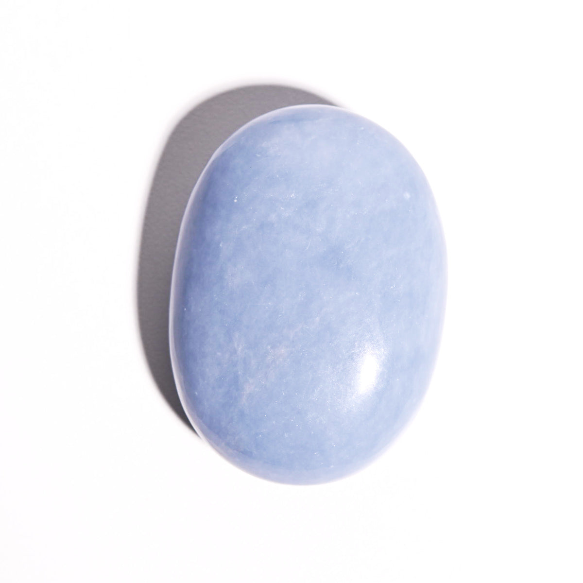 Angelite Palm Stone