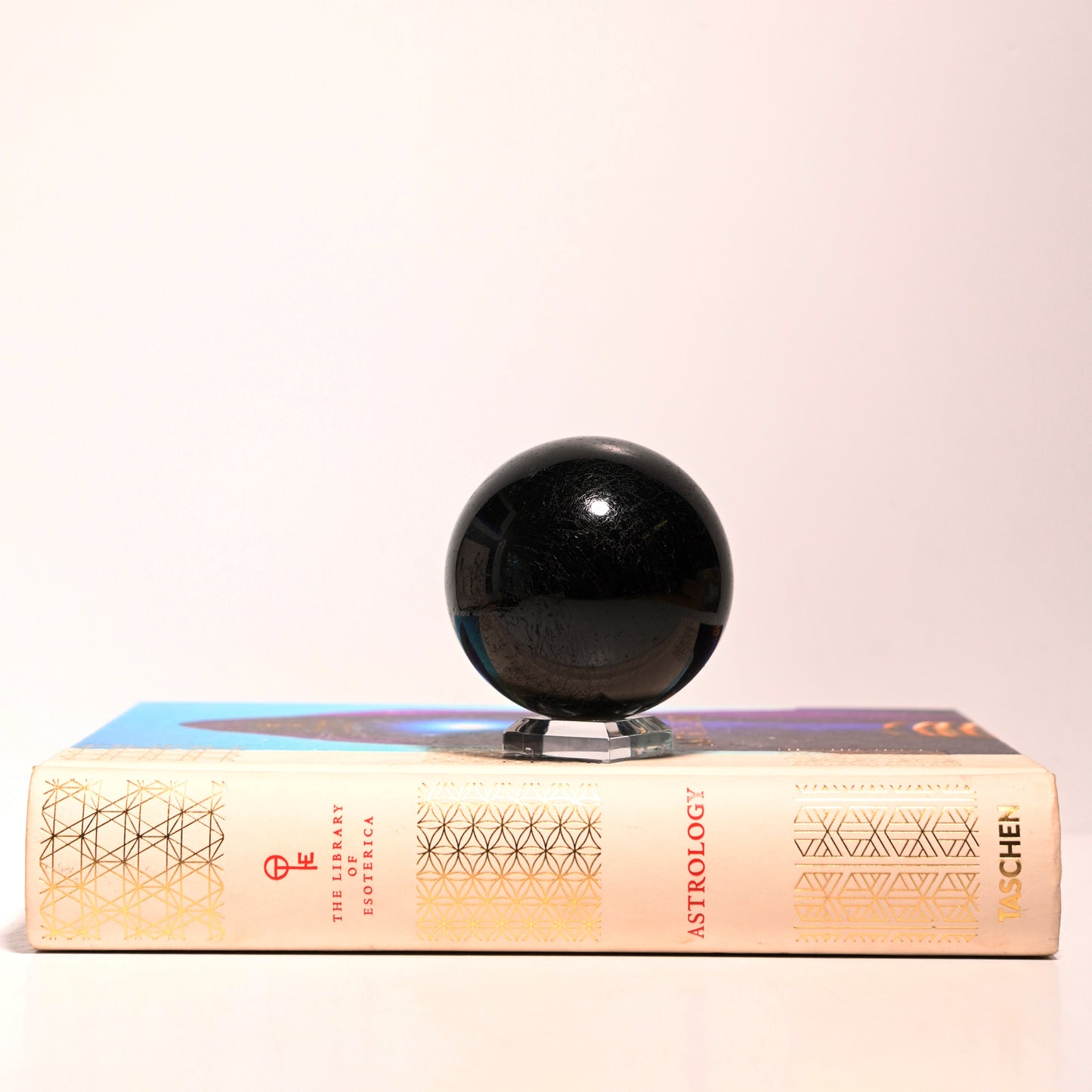 black tourmaline crystal sphere