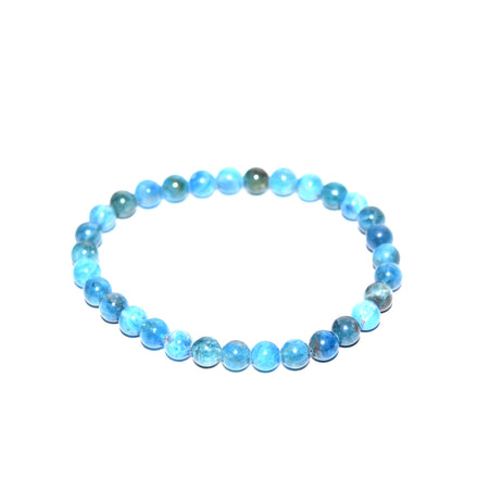 Blue Apatite Bracelet - MANIFEST — Apatite crystal specimen