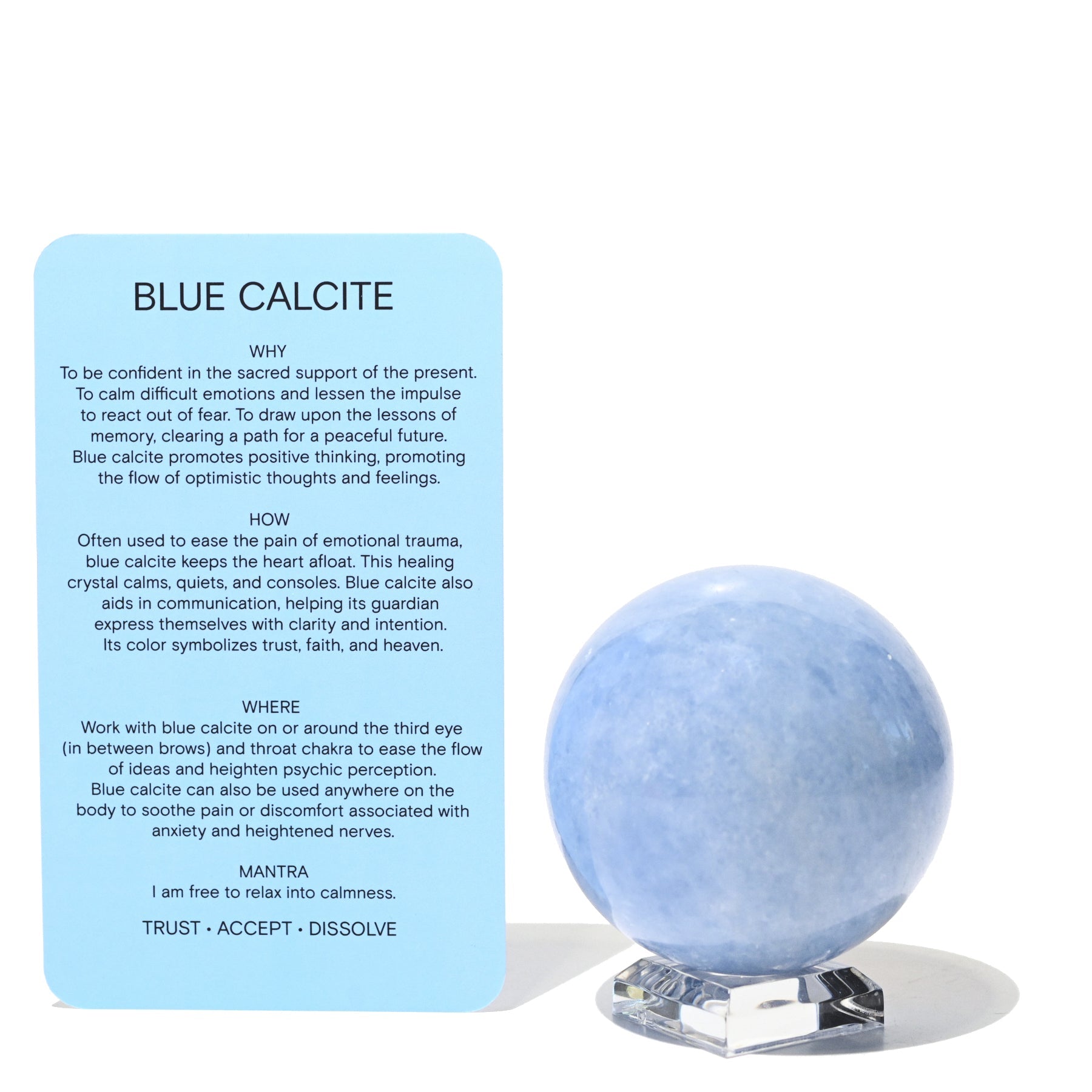 blue calcite crystals for sale