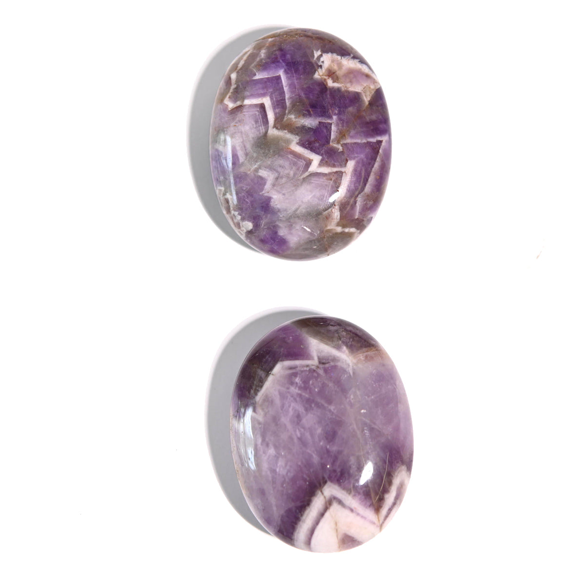 Chevron Amethyst Palm stone