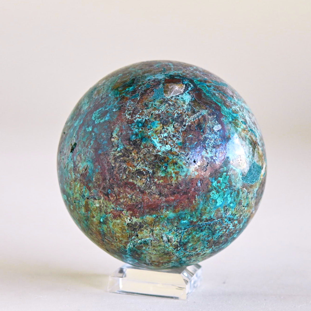 Chrysocolla Sphere