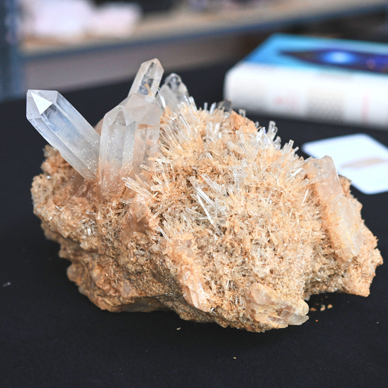 BLUE SMOKE phantom lemurian quartz crystal for sale