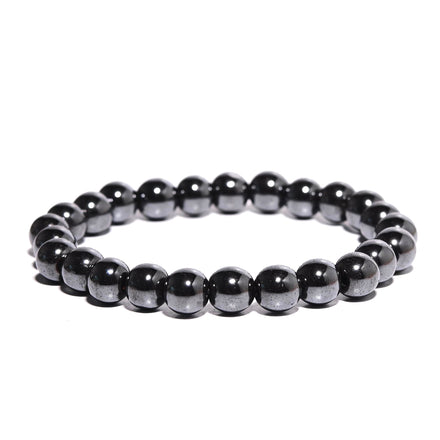 Hematite Bracelet - GROUND — Hematite crystal specimen