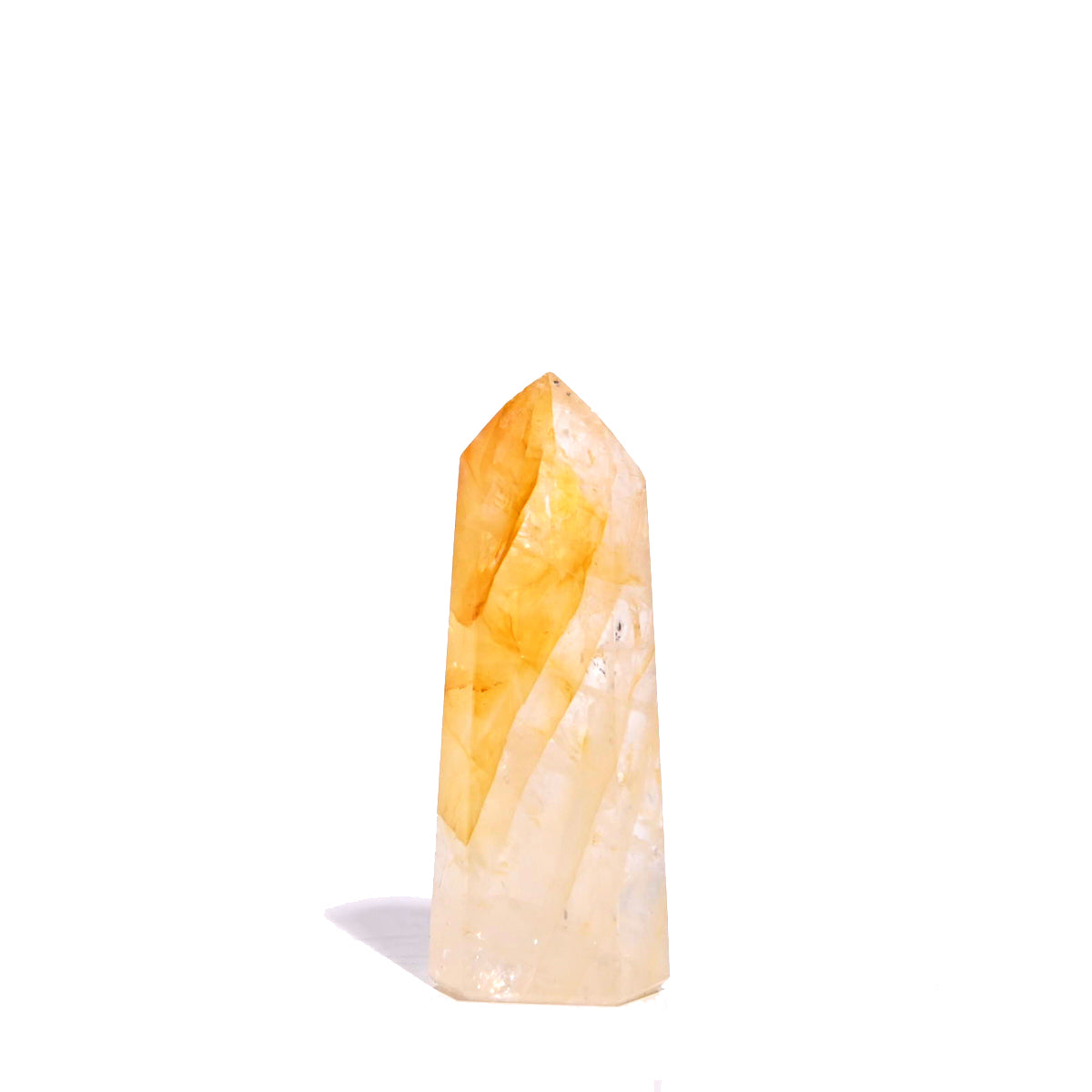 Hematite Quartz Point 2 Inch