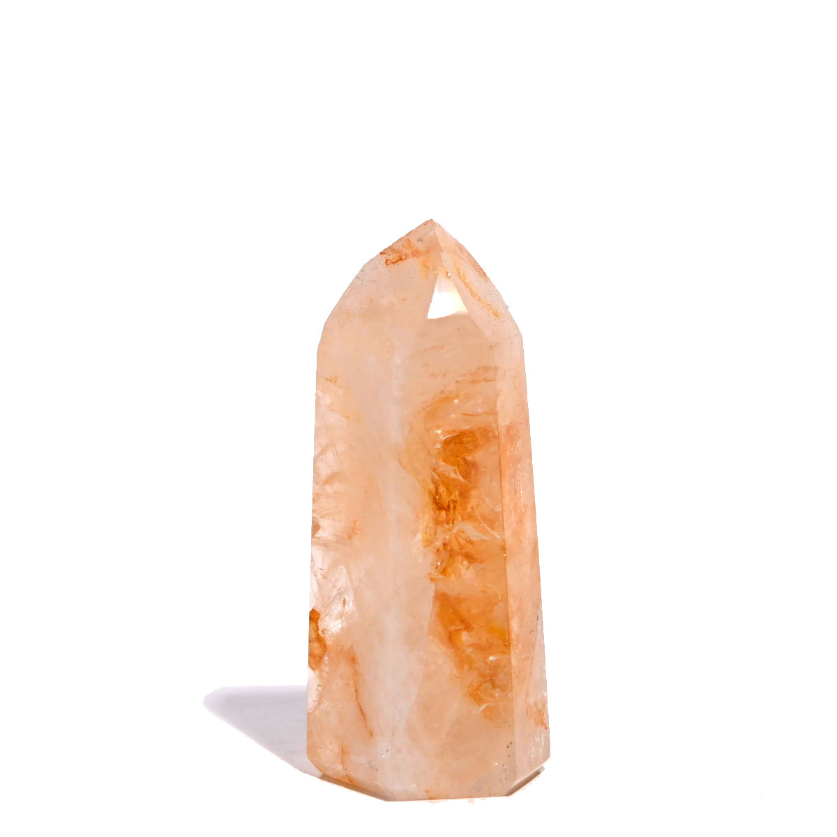 Hematite Quartz Point 2 Inch