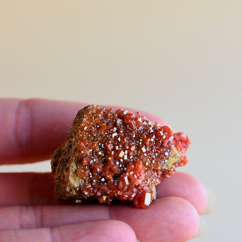 Mini Vanadinite specimen