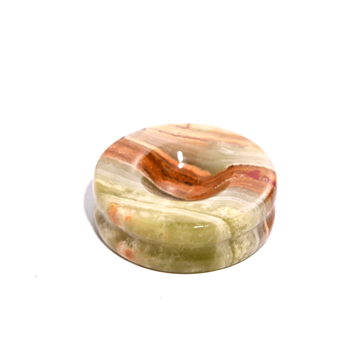 Green Onyx Sphere Stand